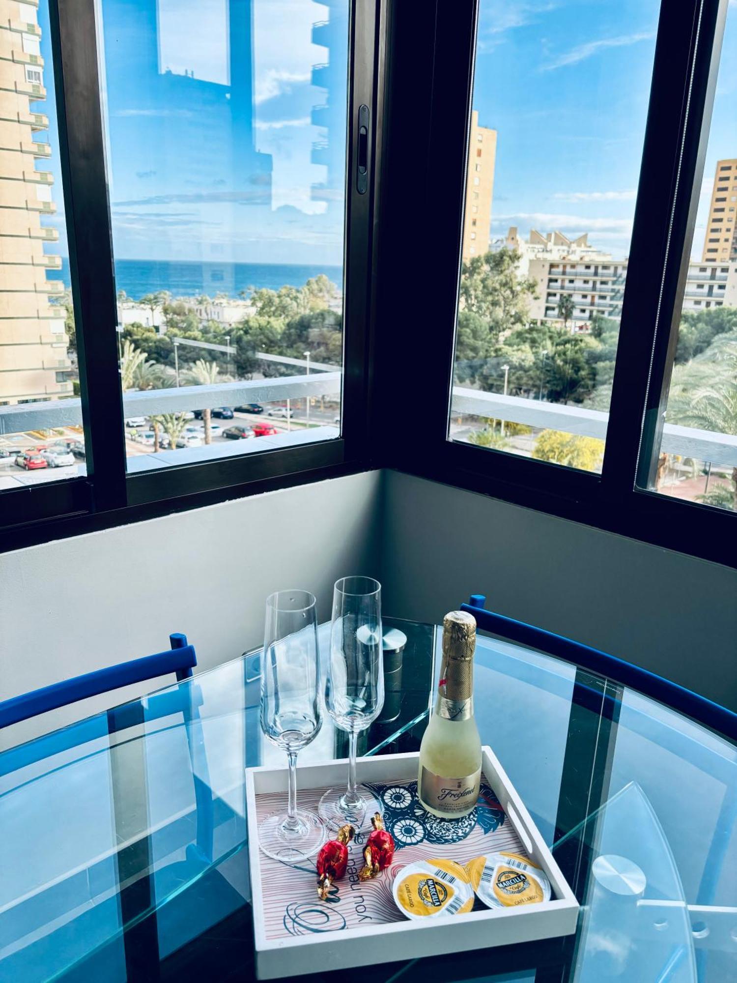 Apartamento En Aguadulce Playa Con Vistas Al Mar Y Piscina Exteriör bild